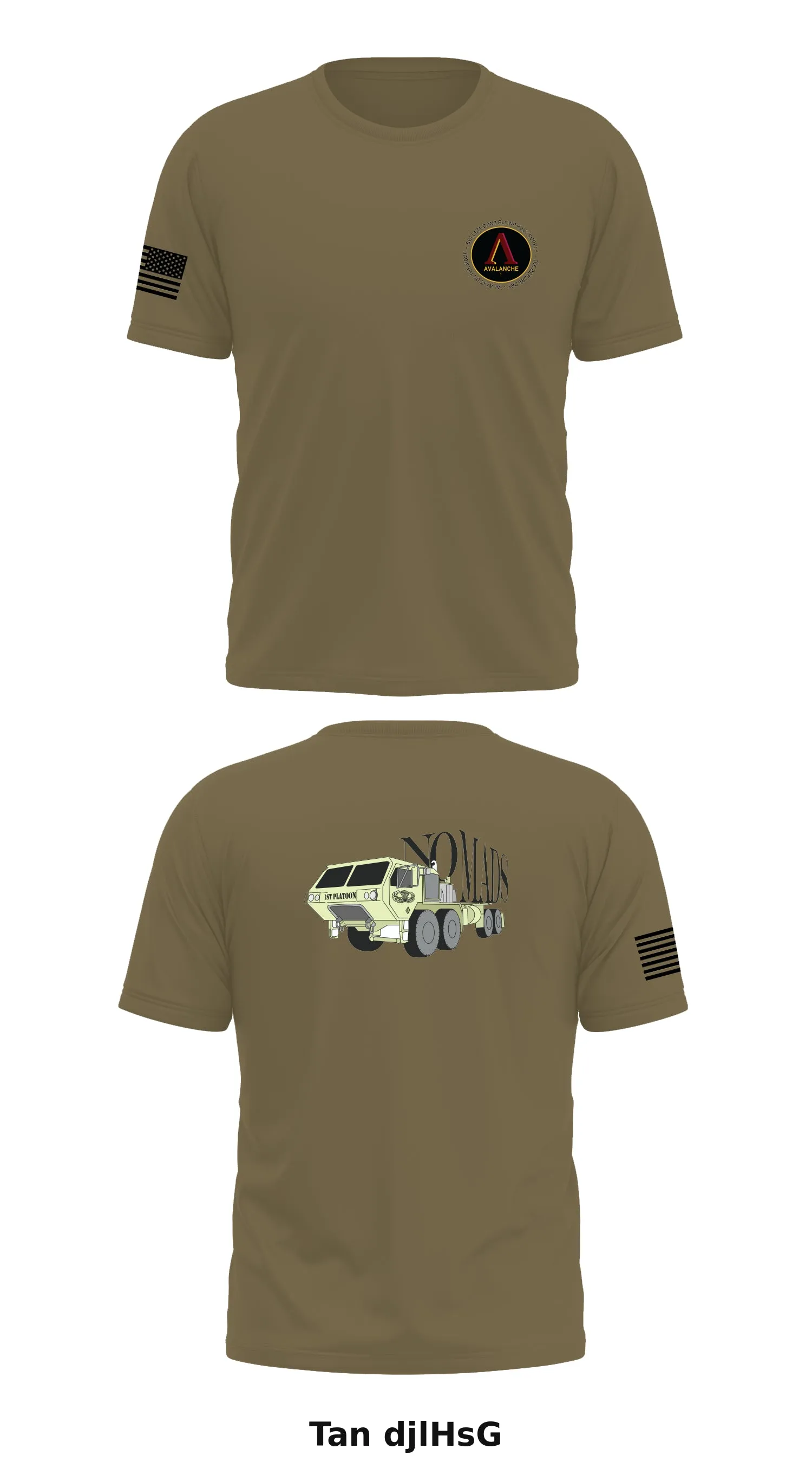 1 PLT, A CO, 725 BSB Store 1 Core Men's SS Performance Tee - djlHsG