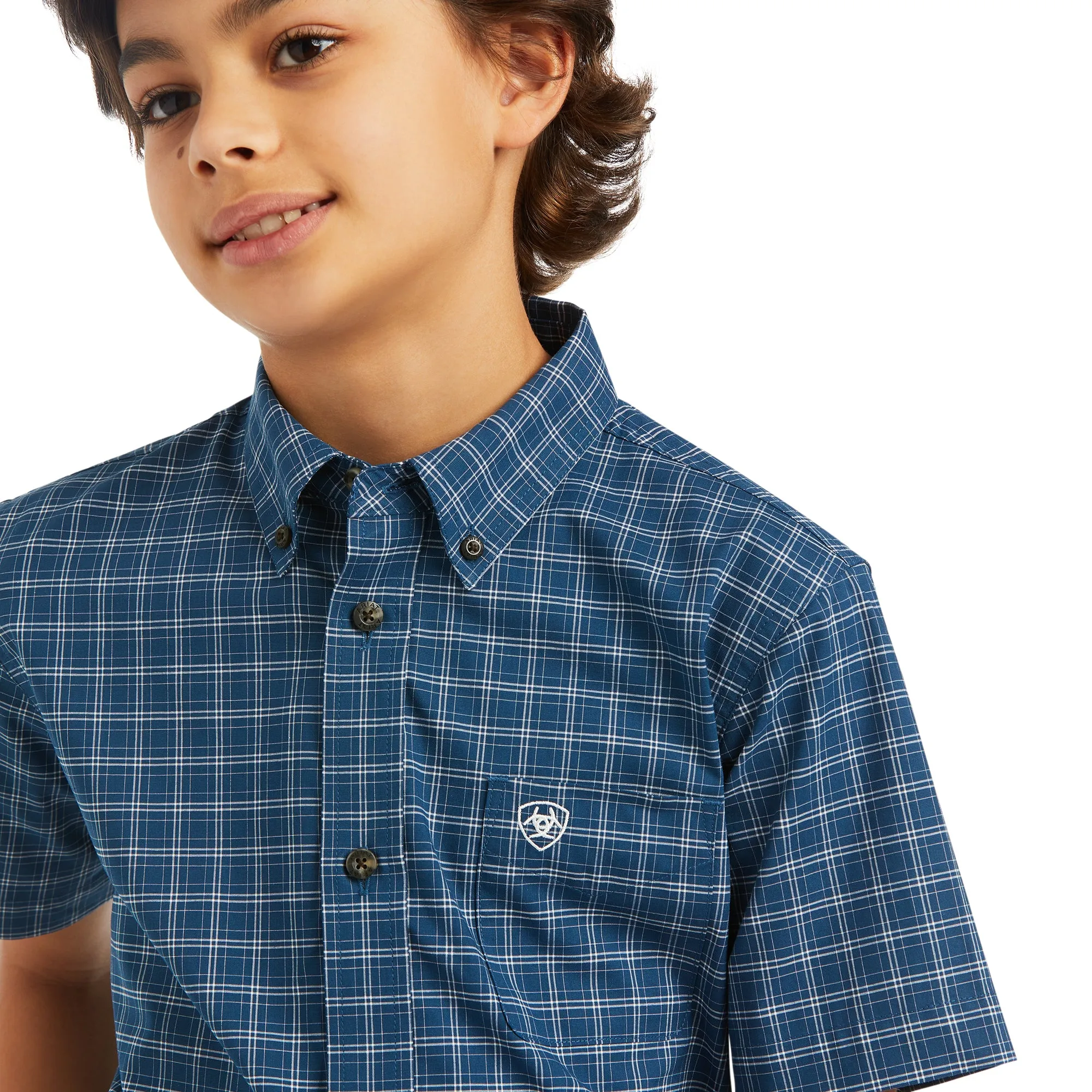 10039511 Ariat Boys Pro Kyree Classic SS Shirt