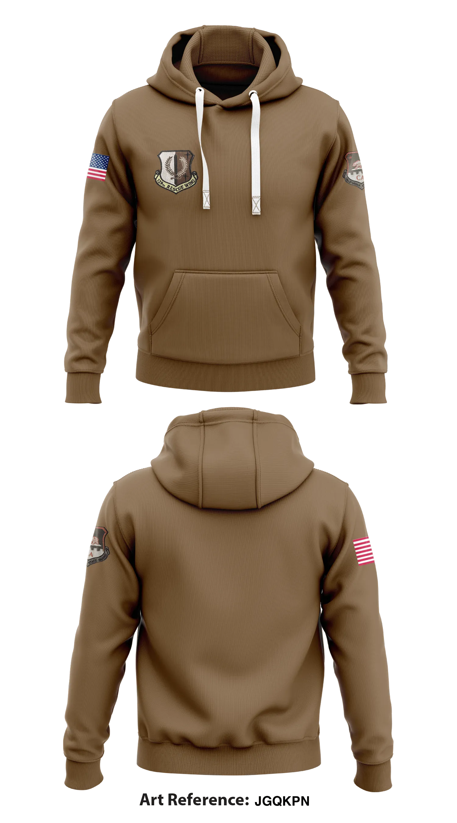 129th Rescue Wing  Core Men's Hooded Performance Sweatshirt - jGqkPn