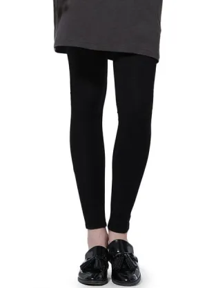 162556X Essentials Maternity Full Length Leggings (Black)