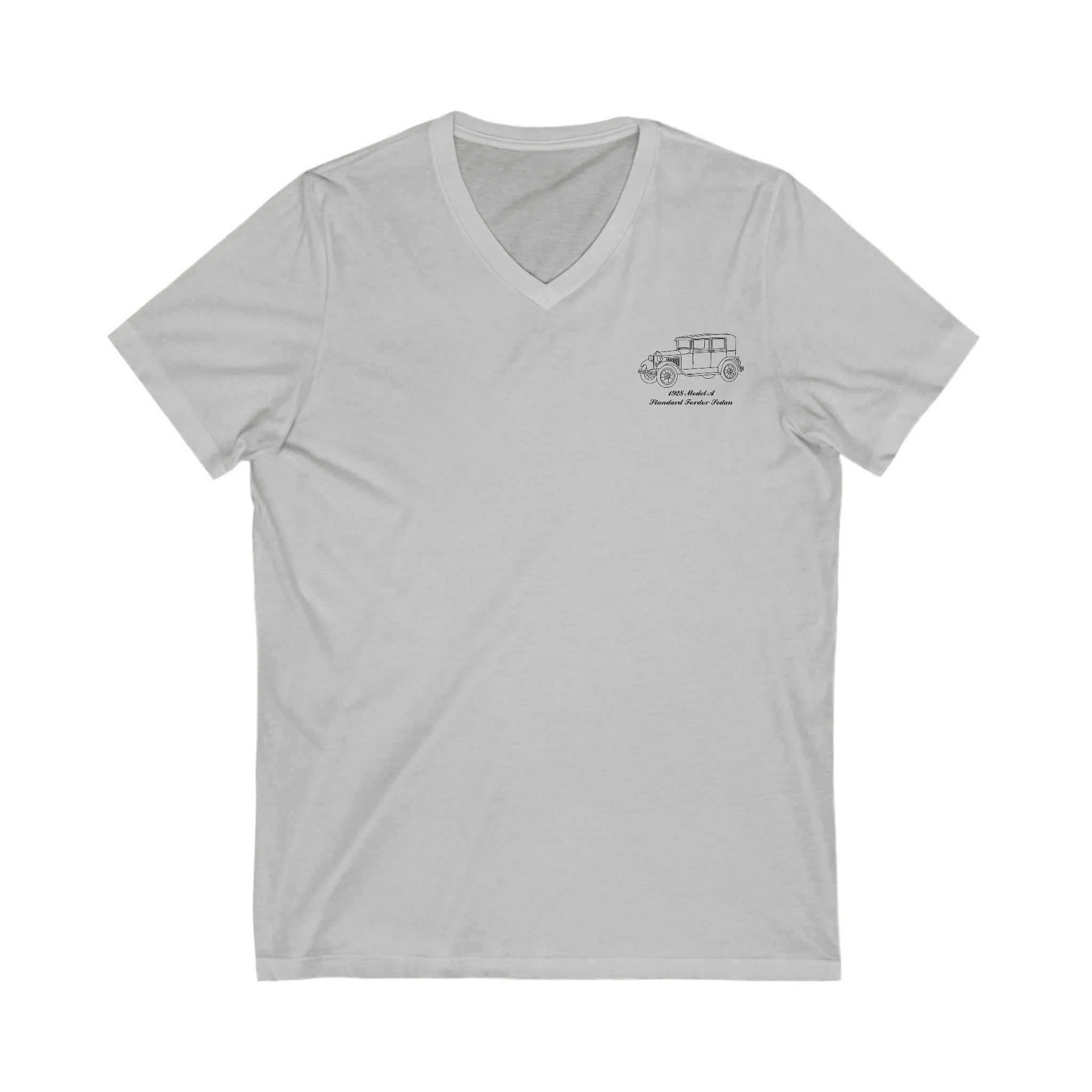 1928 Standard Fordor Sedan Women's V-Neck Shirt