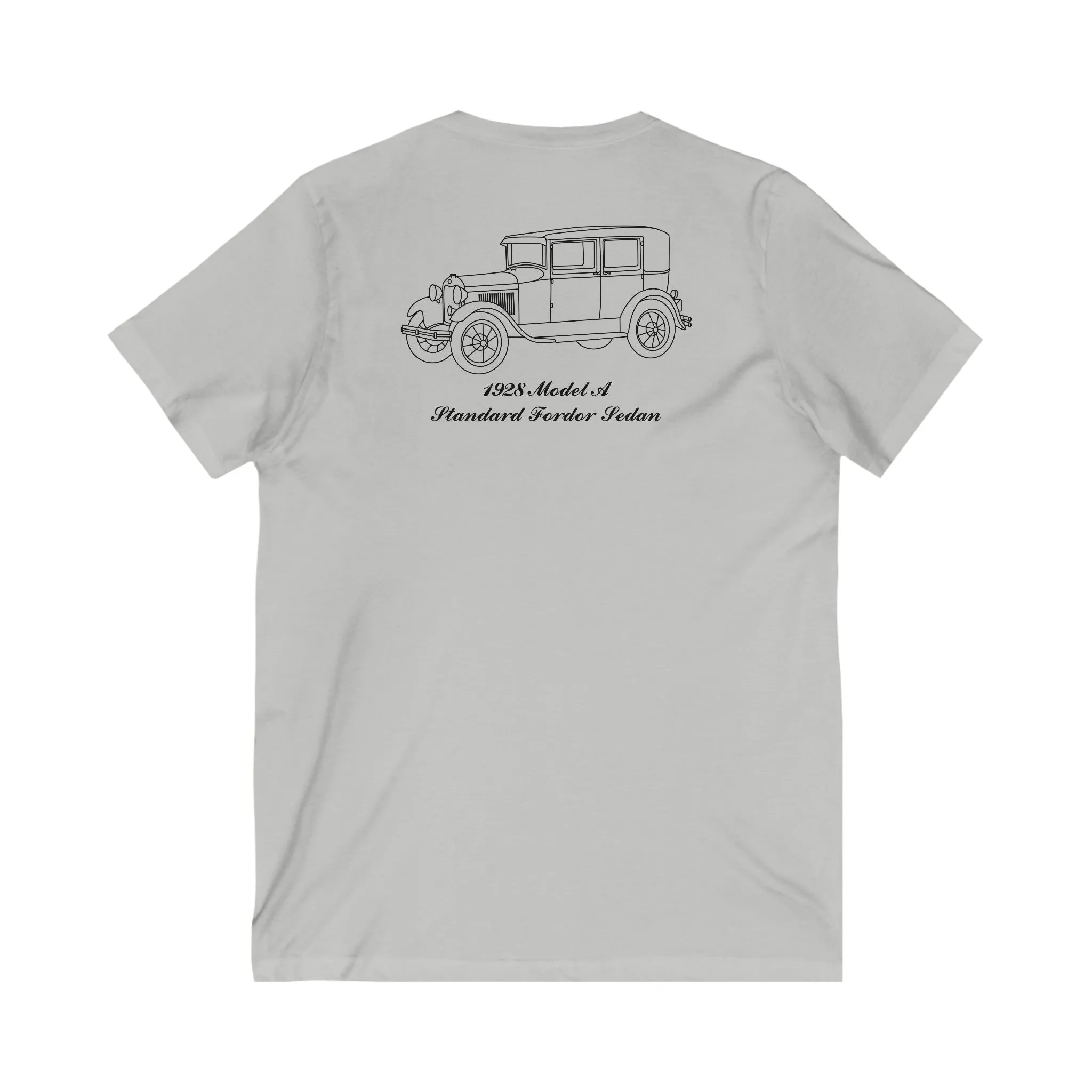 1928 Standard Fordor Sedan Women's V-Neck Shirt
