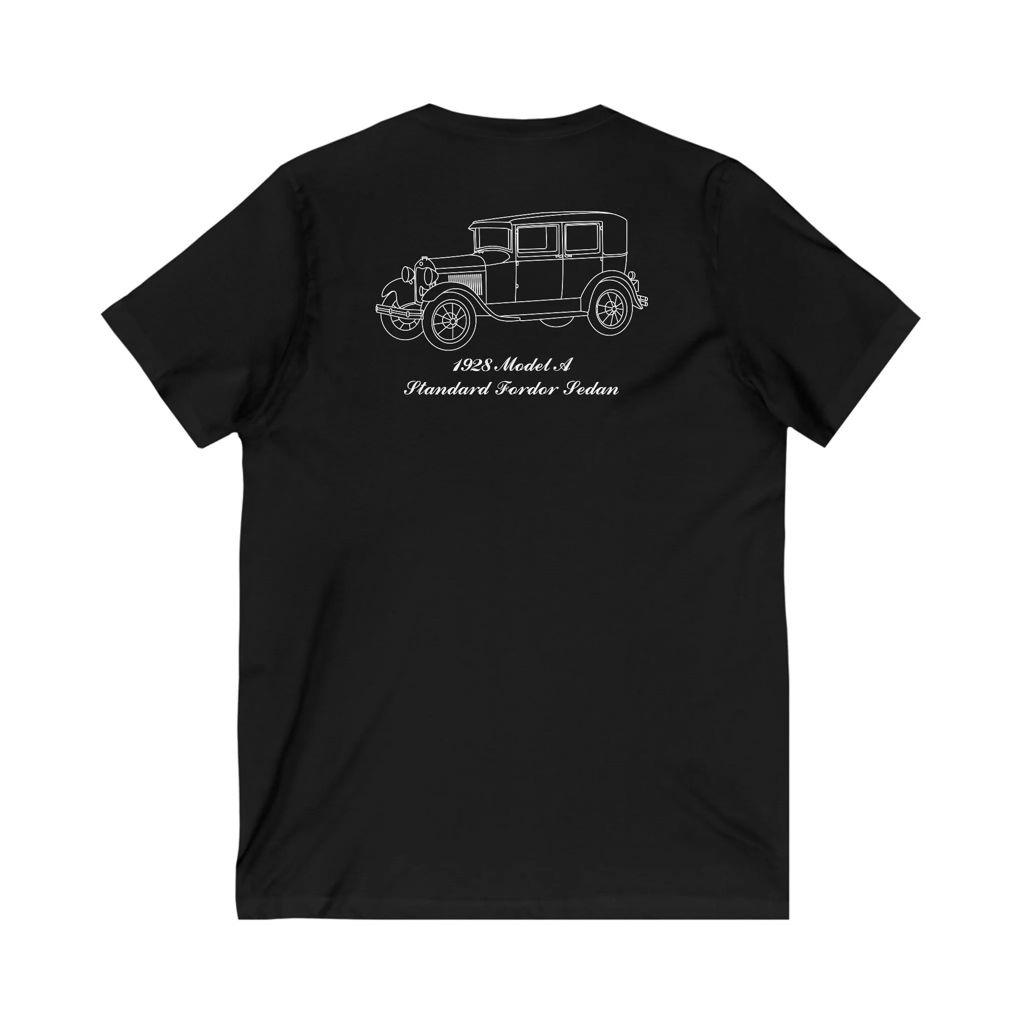 1928 Standard Fordor Sedan Women's V-Neck Shirt