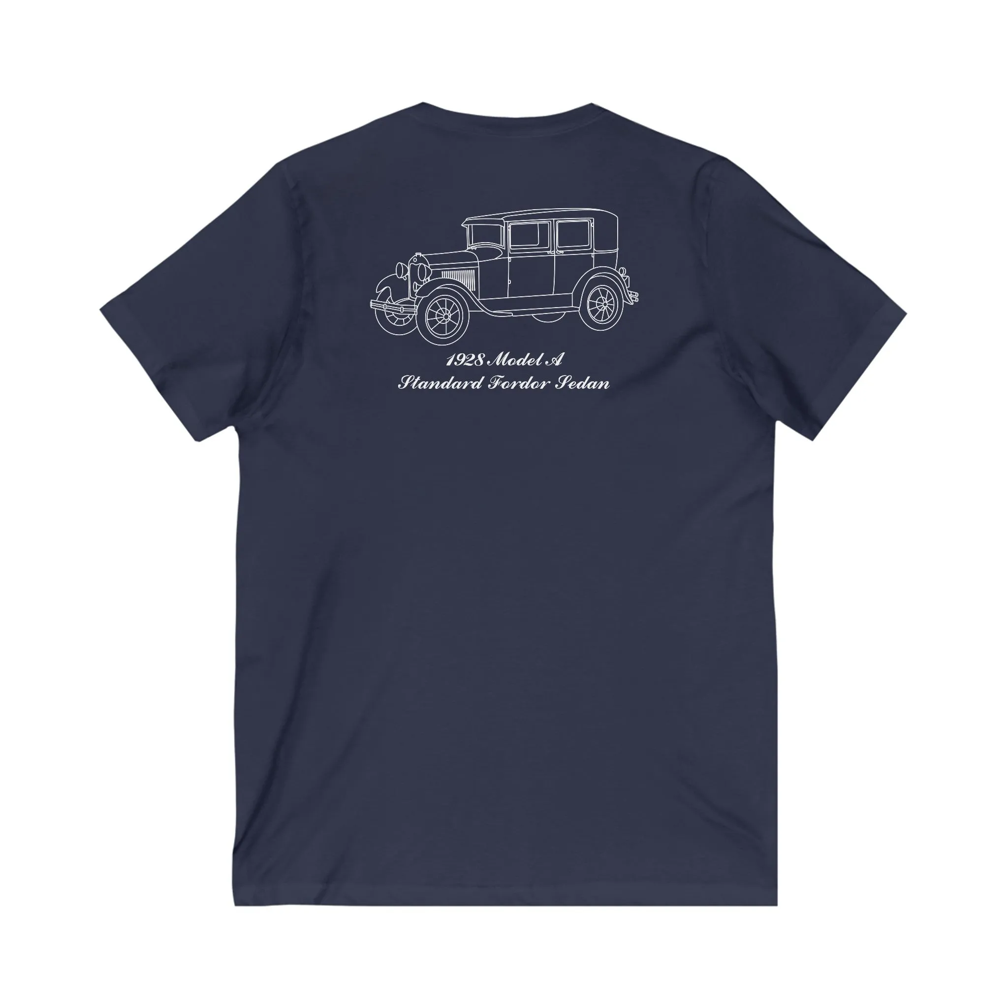 1928 Standard Fordor Sedan Women's V-Neck Shirt