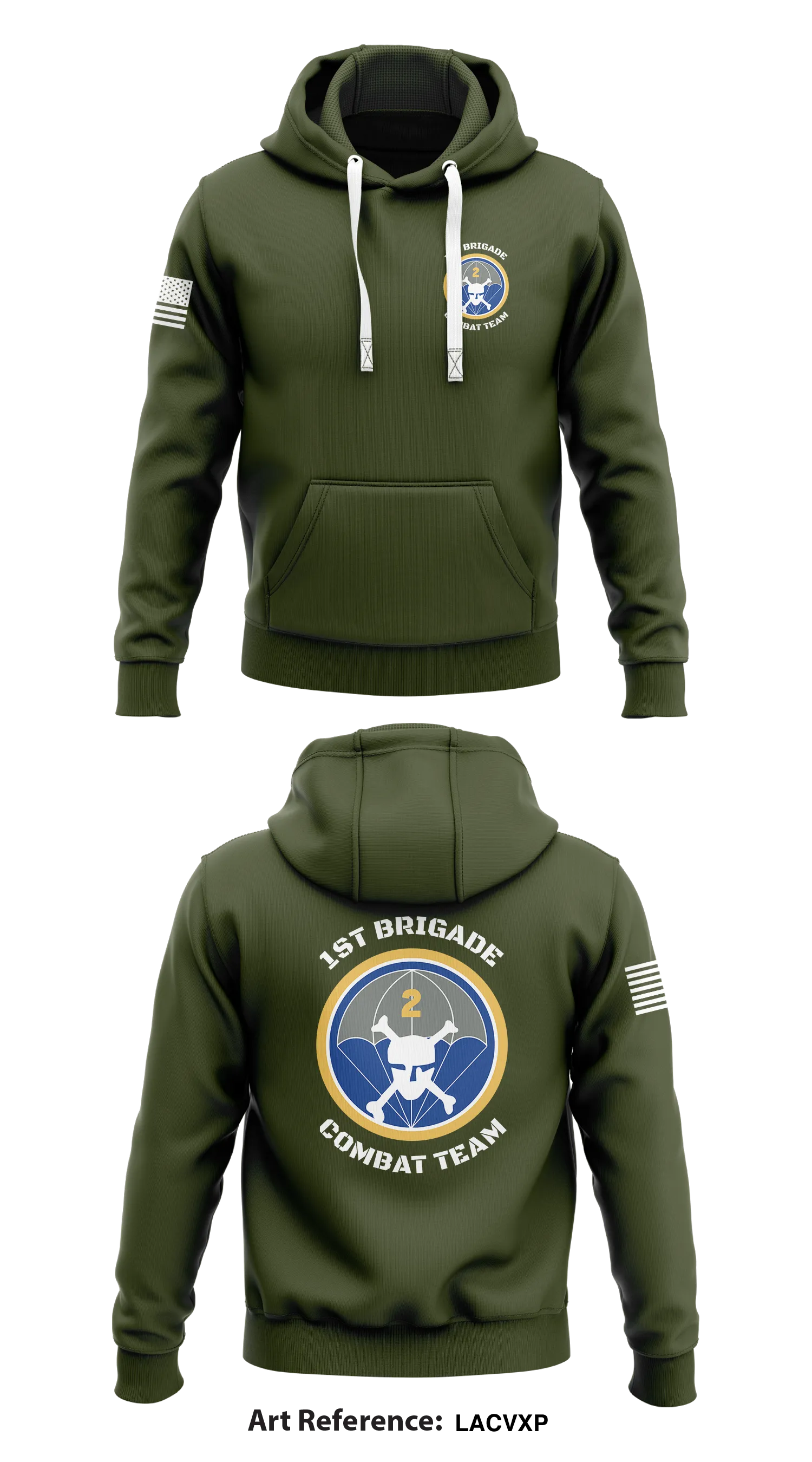 1st Brigade Combat Team Store 1  Core Men's Hooded Performance Sweatshirt - LAcVXp