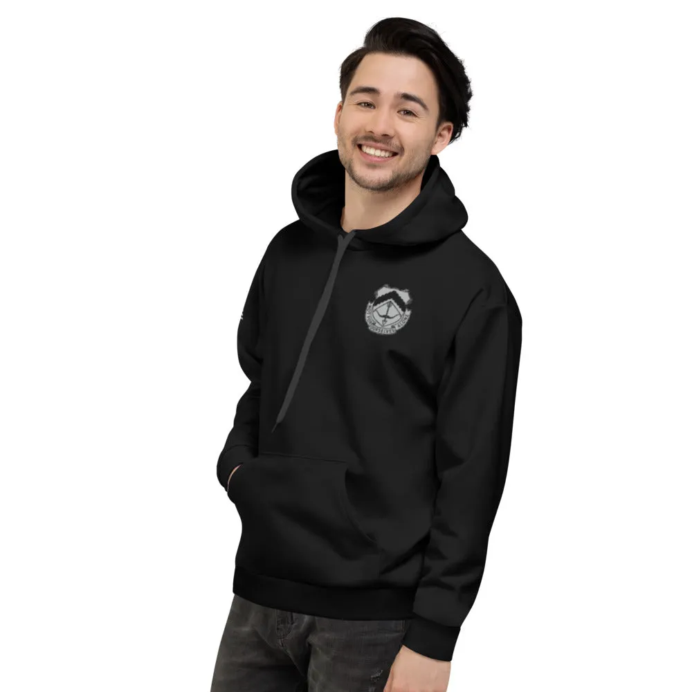 2-245 Aviation Regiment Store 1  Core Men's Hooded Performance Sweatshirt - WzerT6-BLK-GRY