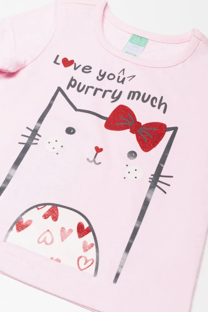 2 Pack T-Shirt Pink