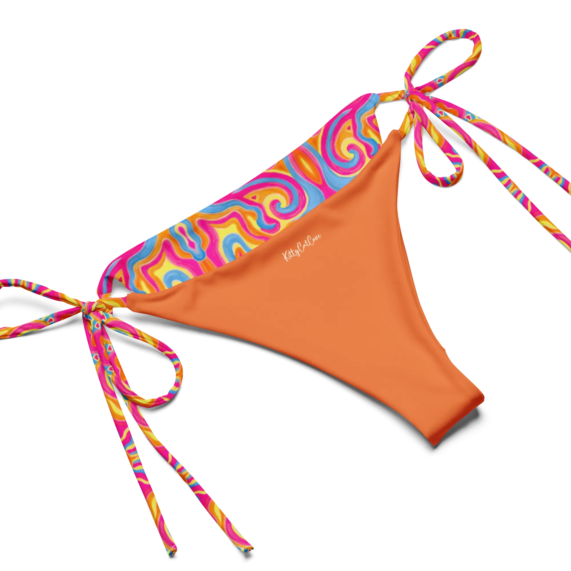 2 Piece String Bikini Set- "Magic Stamps" Design