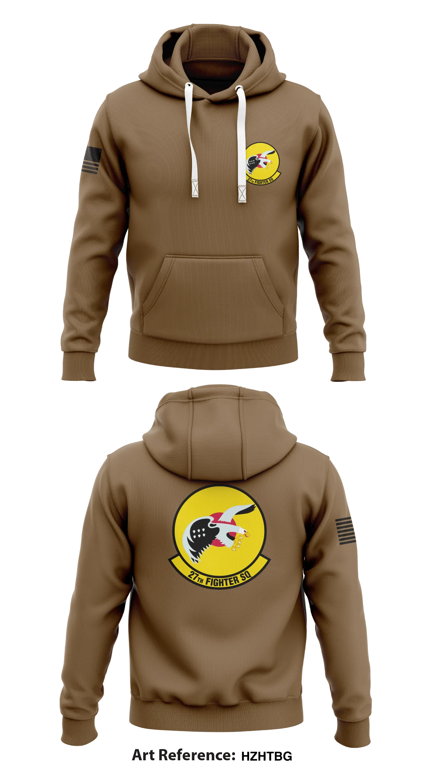 27th Fighter Squadron  Store 1  Core Men's Hooded Performance Sweatshirt - HzHtbG
