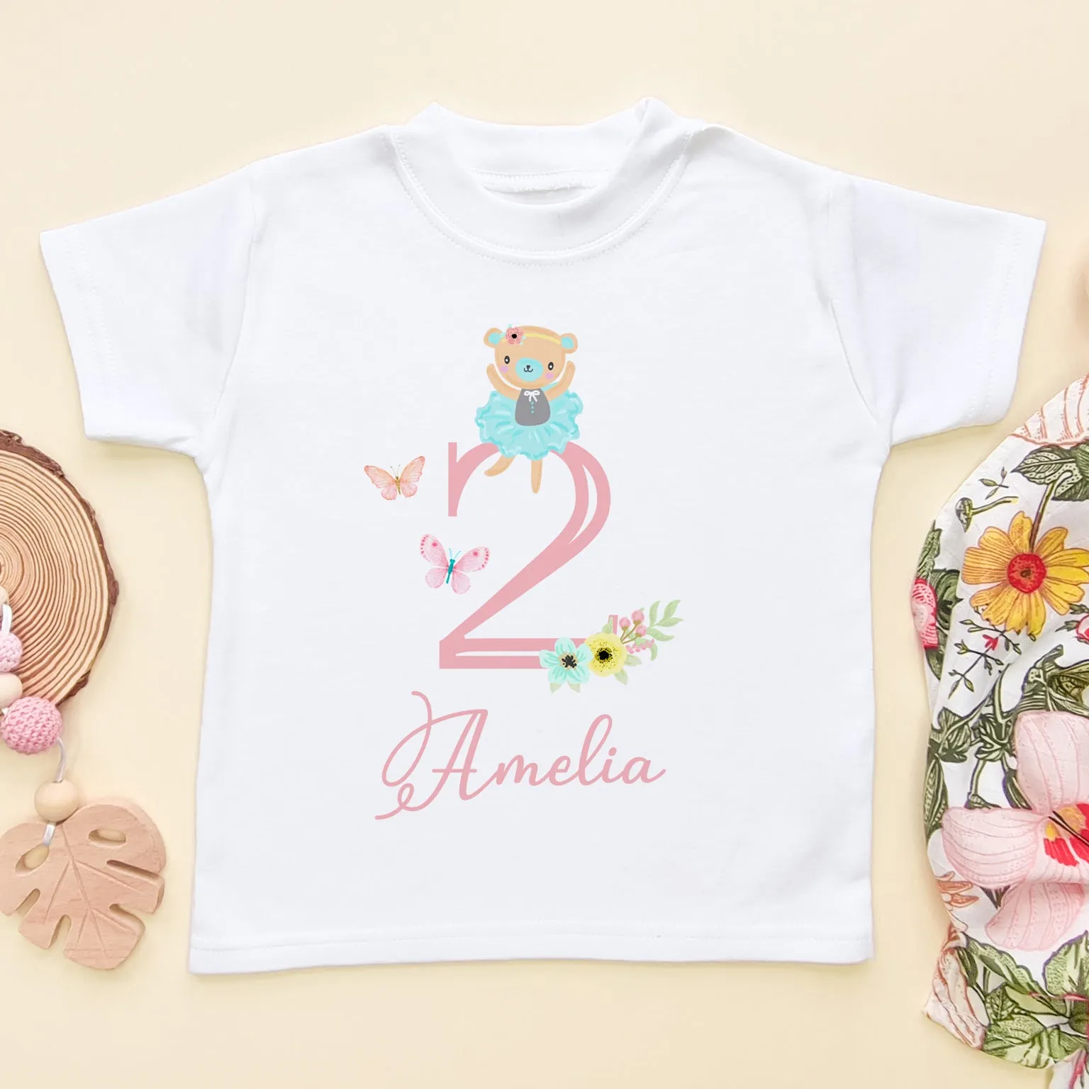 2nd Birthday Girl Personalised T Shirt