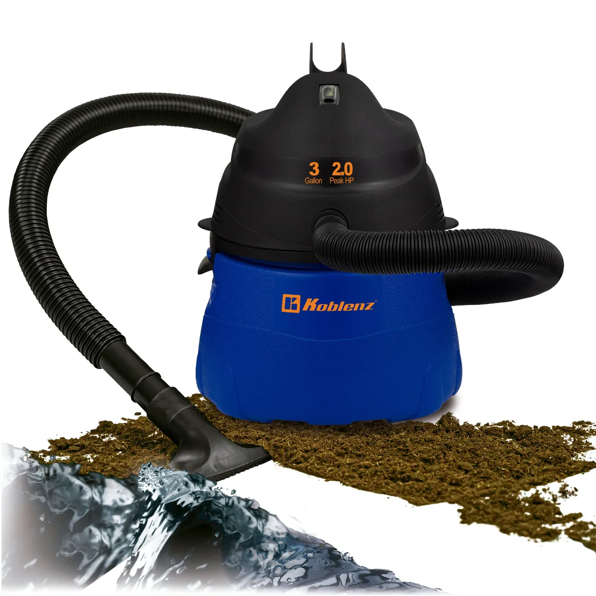 3 Gallon 2.0 PHP Portable Wet Dry Vacuum WD-353L