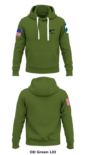 3rd ID Store 1  Core Men's Hooded Performance Sweatshirt - LIO