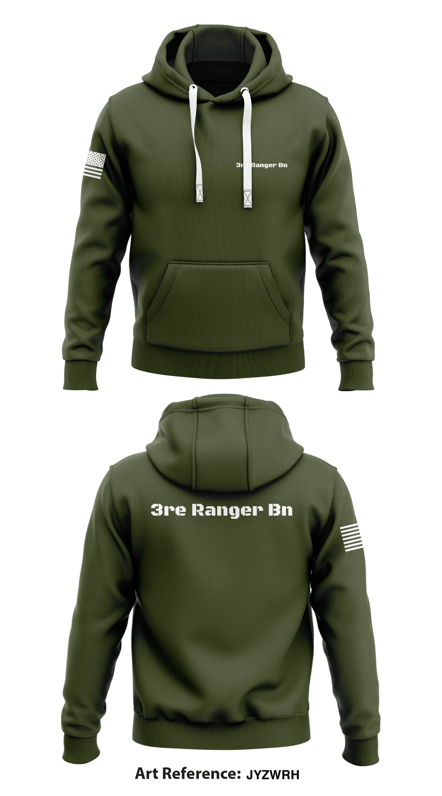 3re Ranger Bn Store 1  Core Men's Hooded Performance Sweatshirt - jYzwRH