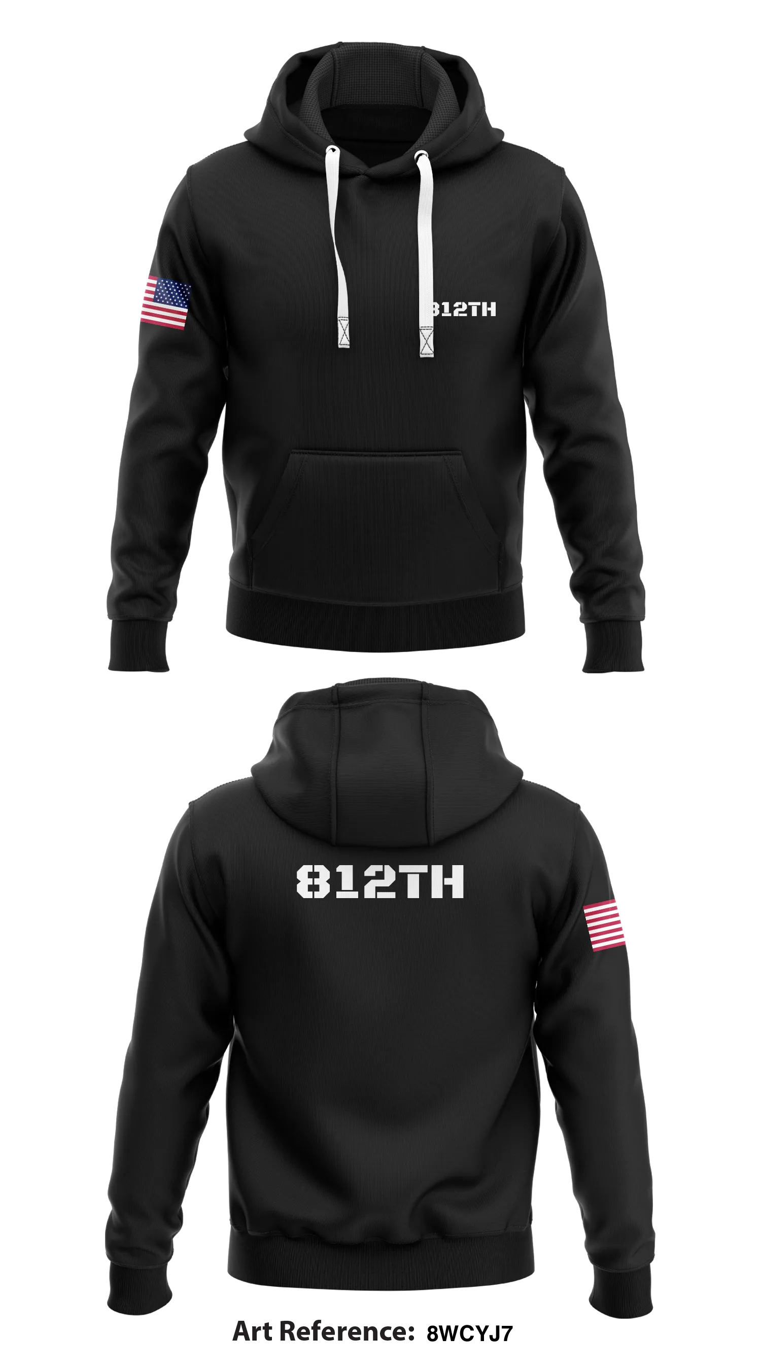 812th Store 1  Core Men's Hooded Performance Sweatshirt - 8wcYj7