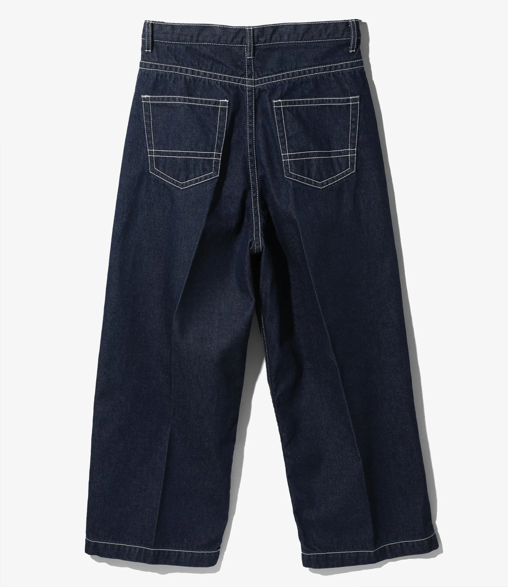 90’Loose Straight Pants - Denim