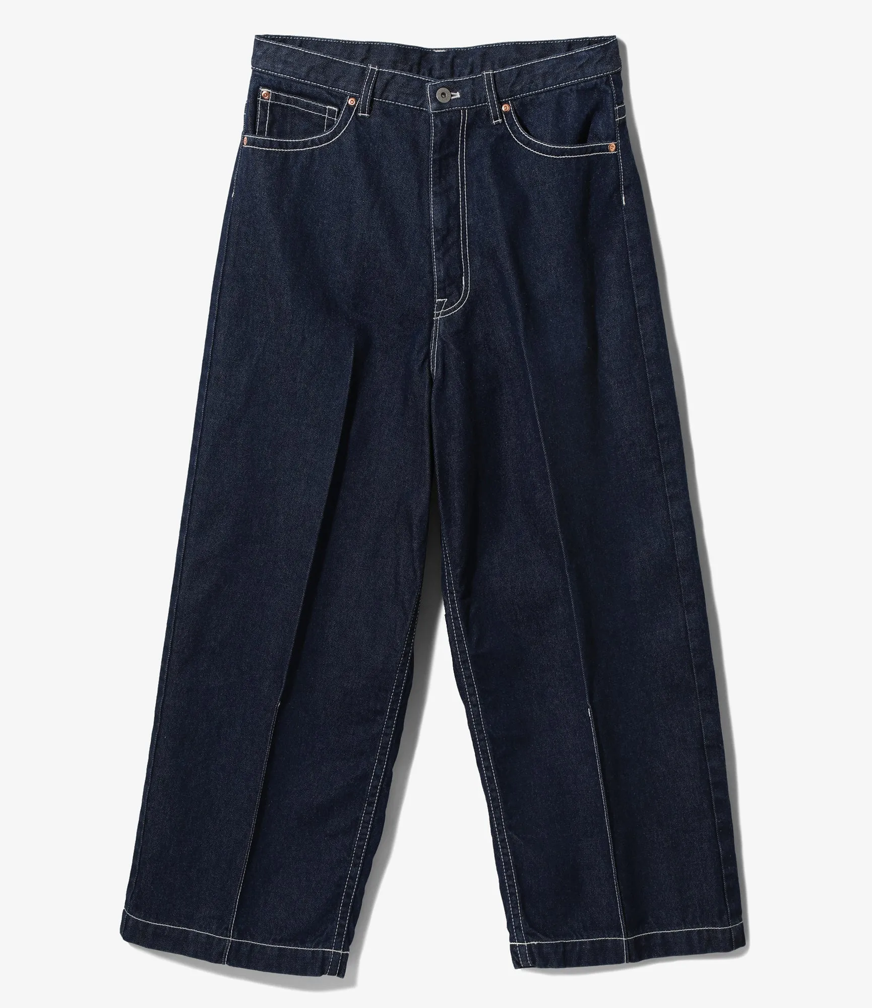 90’Loose Straight Pants - Denim
