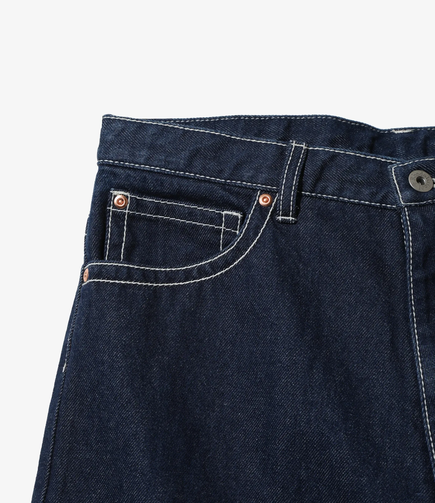 90’Loose Straight Pants - Denim
