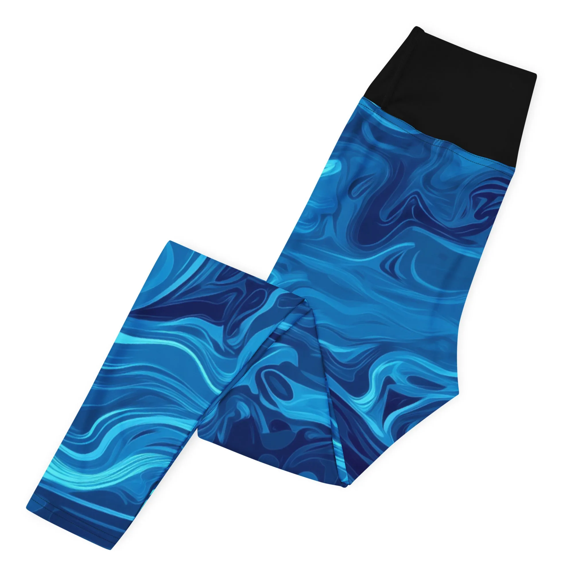 Abstract Wave Leggings
