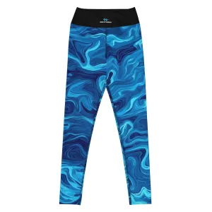 Abstract Wave Leggings