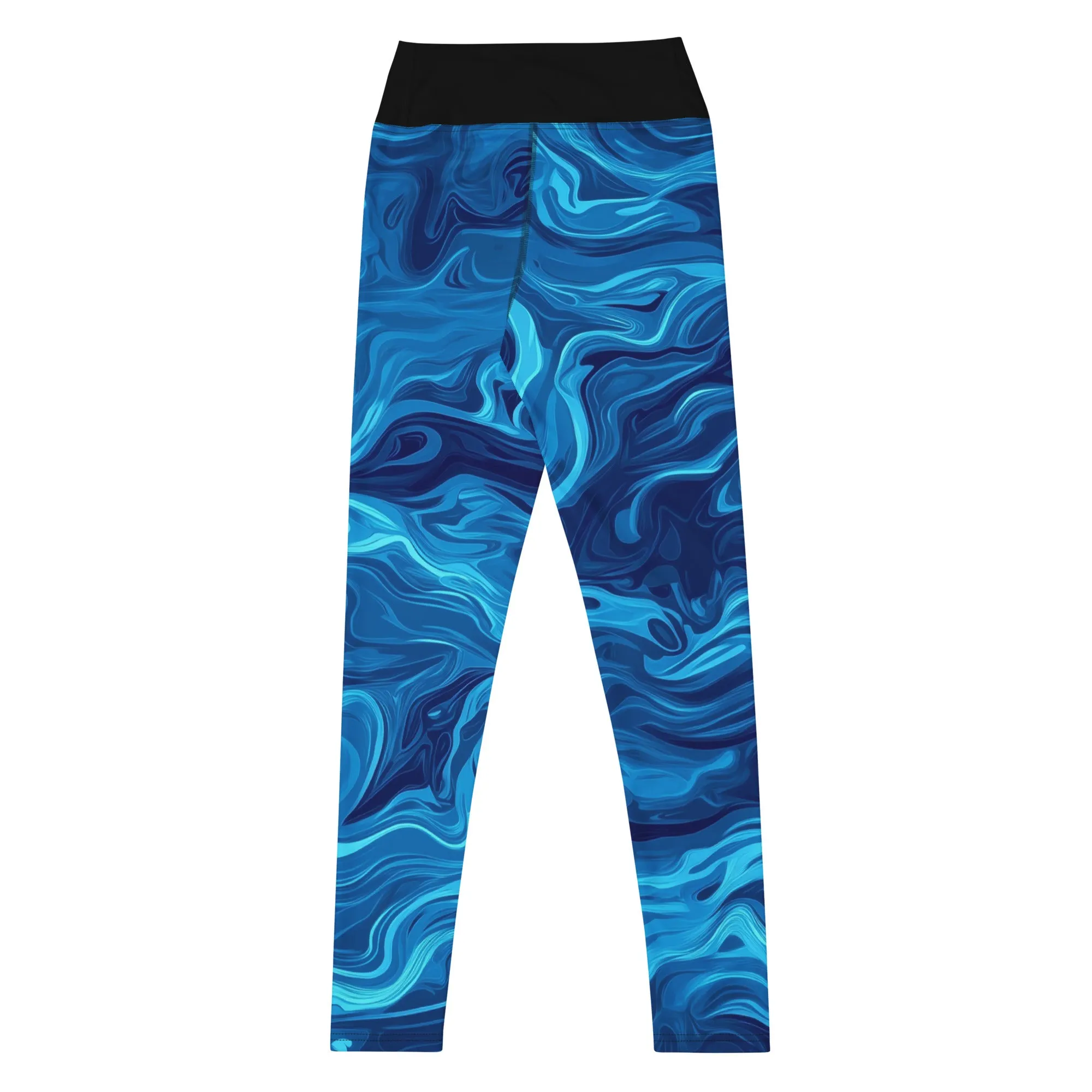 Abstract Wave Leggings