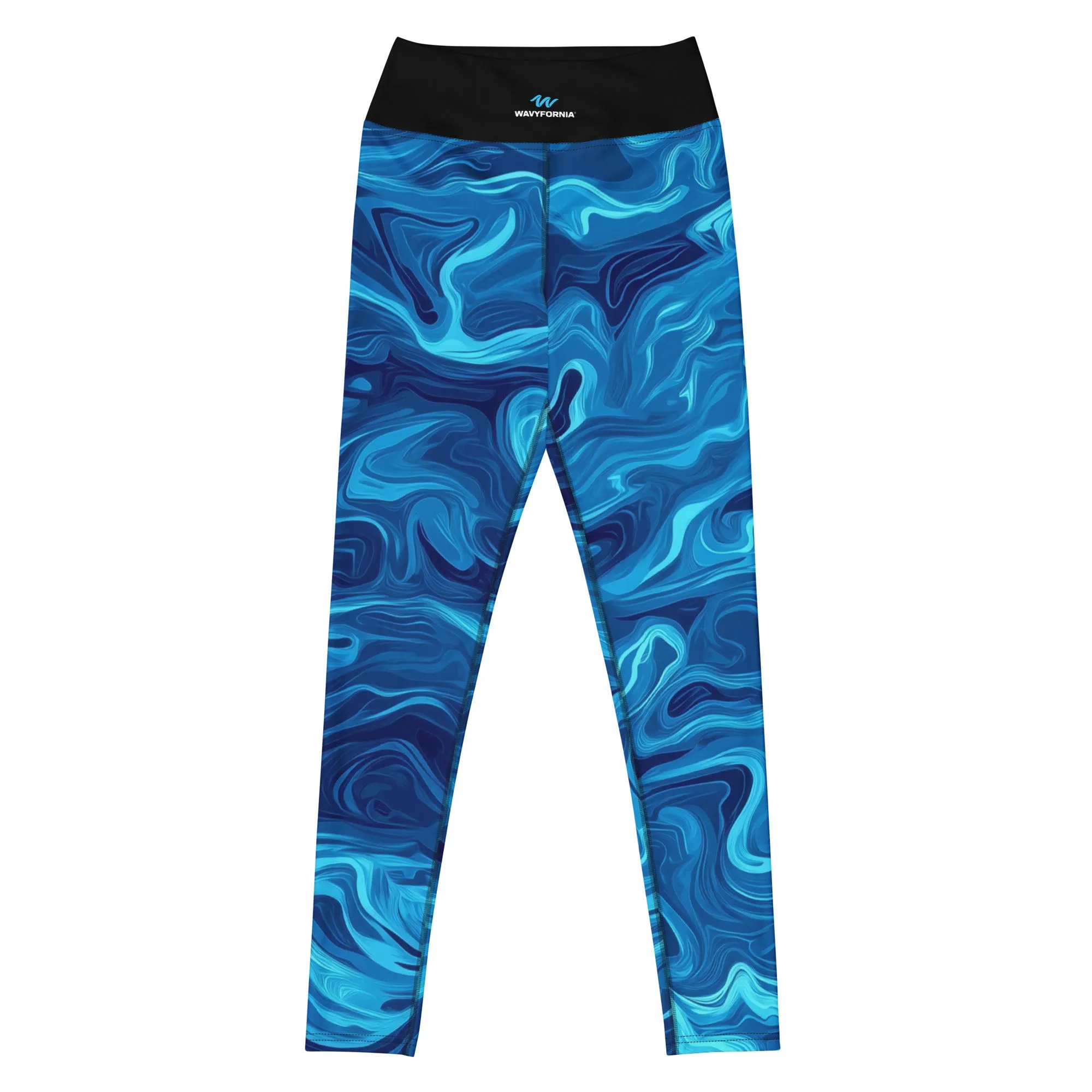 Abstract Wave Leggings