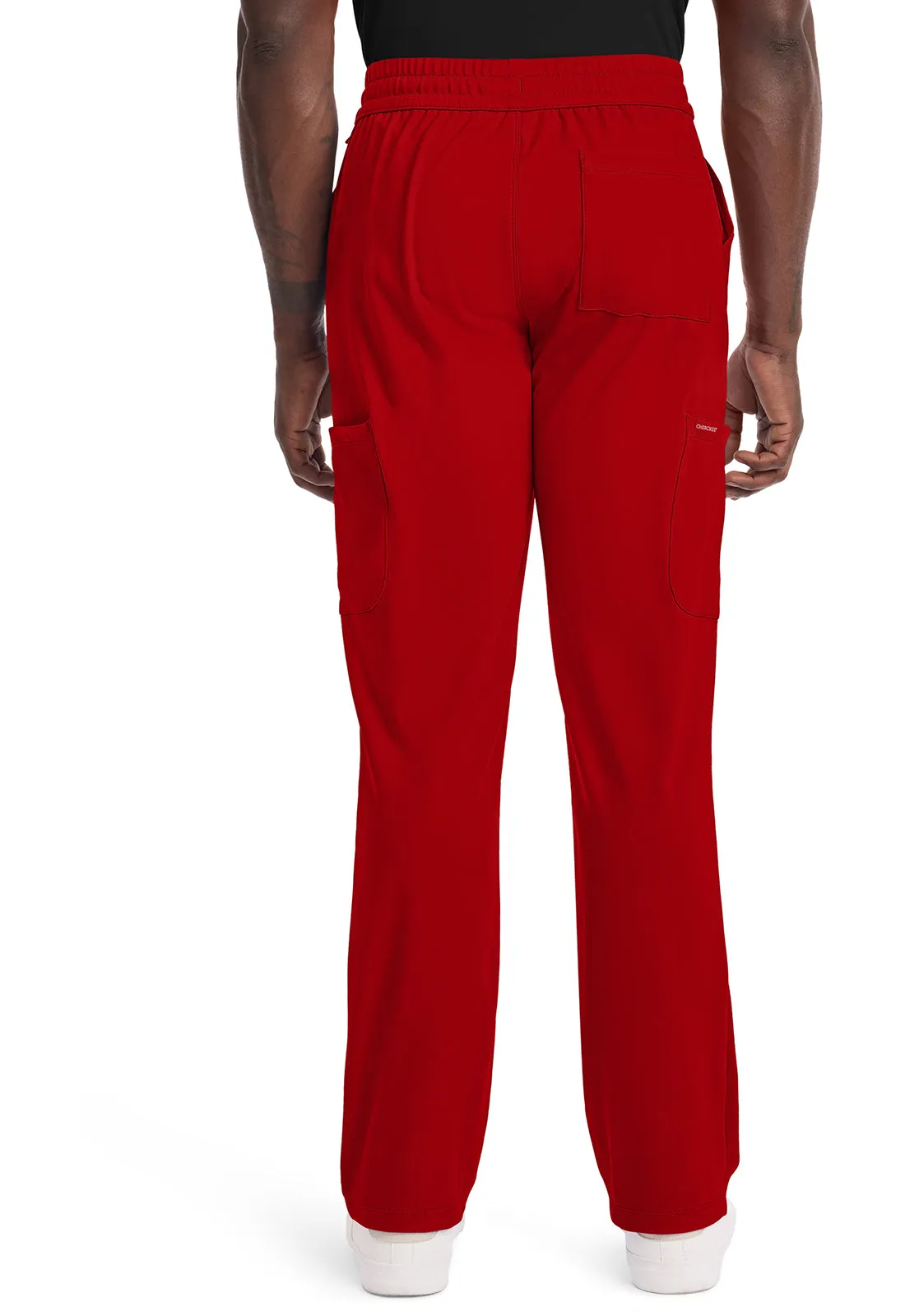 Achieve CK036 Men's 5-Pocket Straight Leg Pants Red