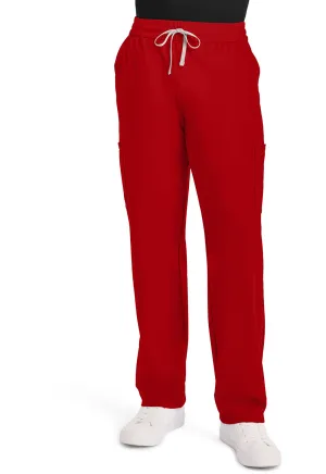 Achieve CK036 Men's 5-Pocket Straight Leg Pants Red