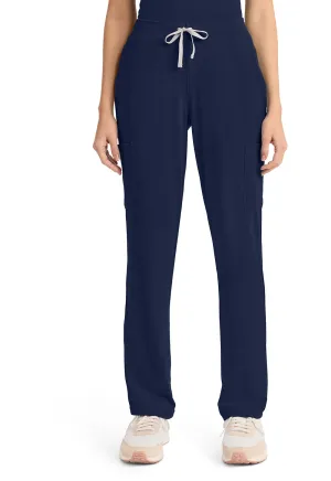 Achieve CK096 Women's 5-Pocket Straight Leg Pants Navy