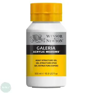 Acrylic Mediums - Winsor & Newton Galeria - Heavy Structure Gel 500ml