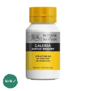 Acrylic Mediums - Winsor & Newton Galeria - Structure Gel 500 ml