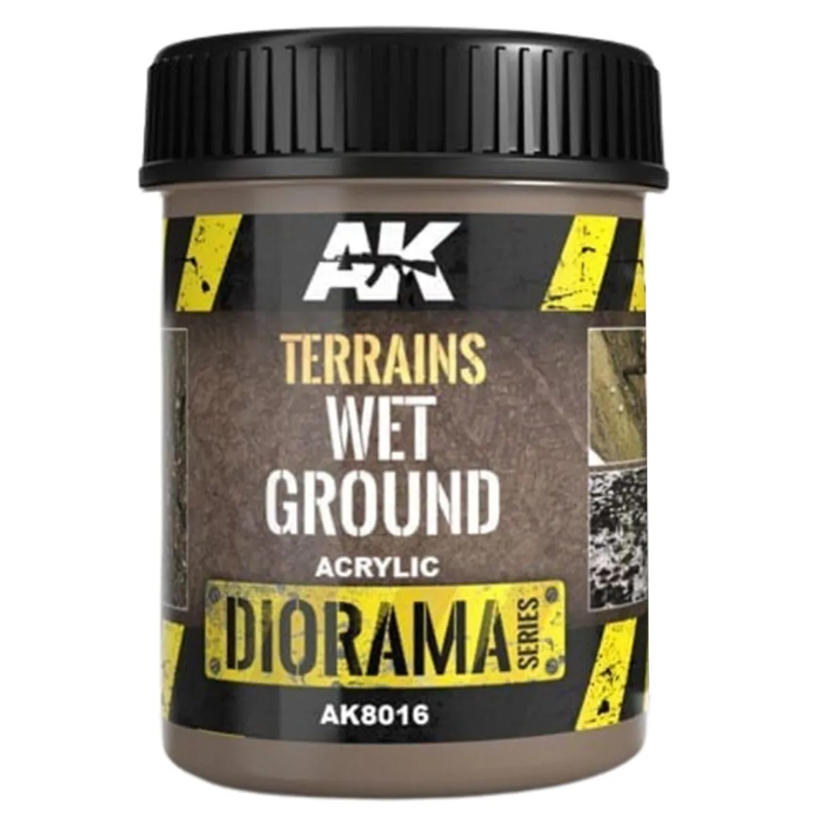 AK Interactive Dioramas - Terrains Wet Ground 250ml