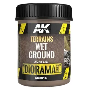 AK Interactive Dioramas - Terrains Wet Ground 250ml