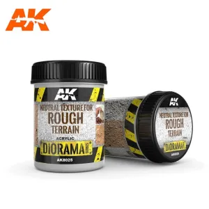 AK Interactive Neutral Texture For Rough Terrains - 250ml