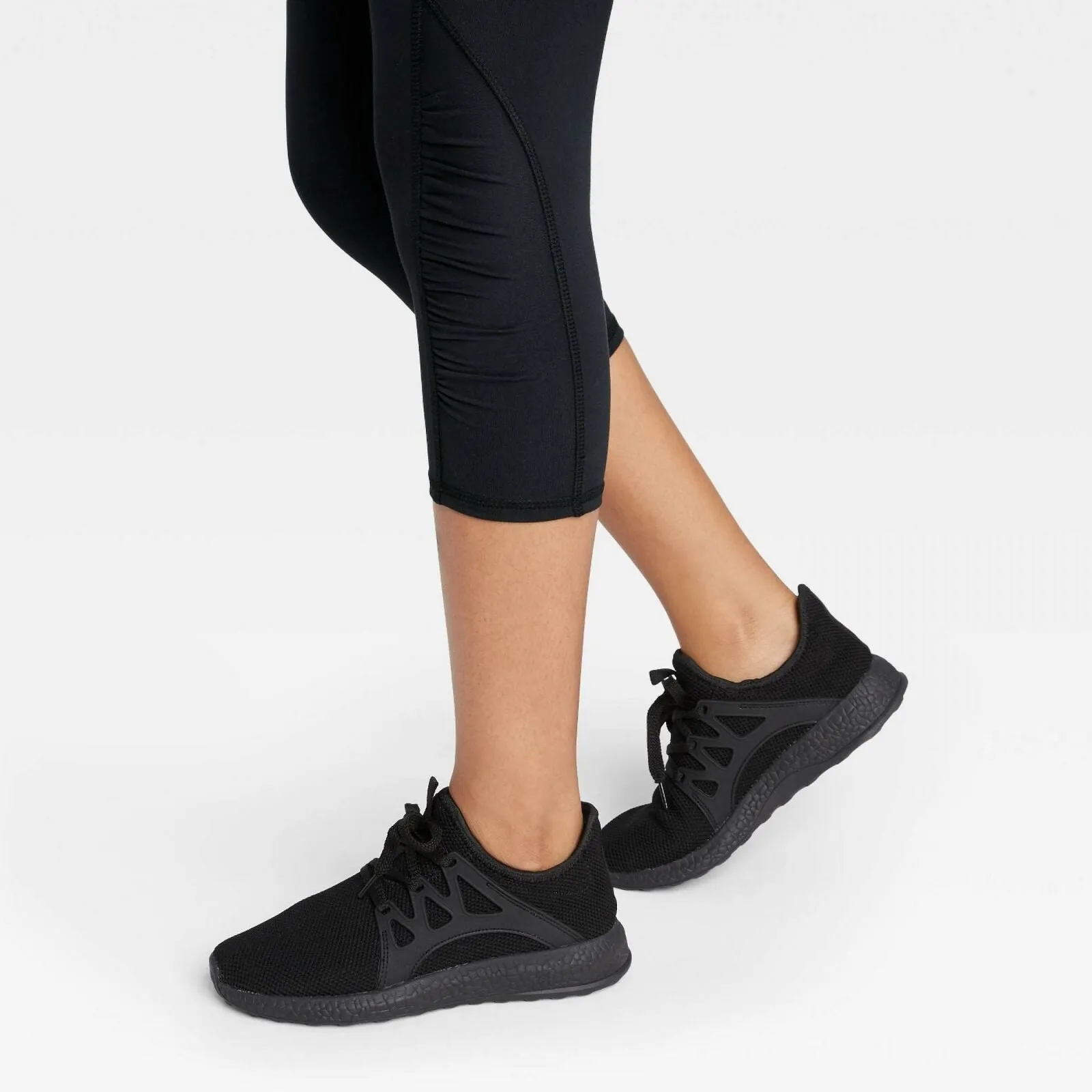 All In Motion Girls' Ruched Performance Capri Leggings
