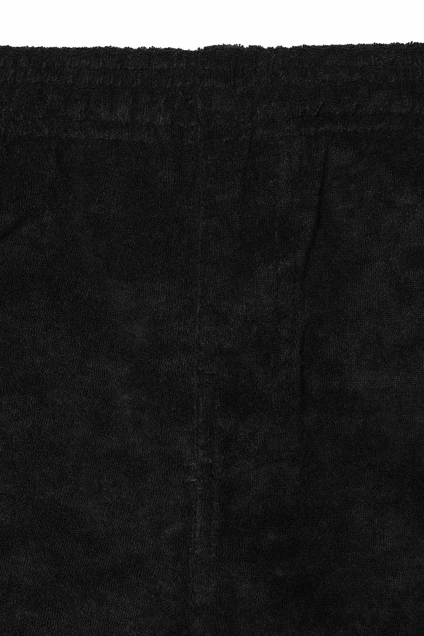 ANTHRACITE TOWEL RAW FINISH SWEATSHORTS
