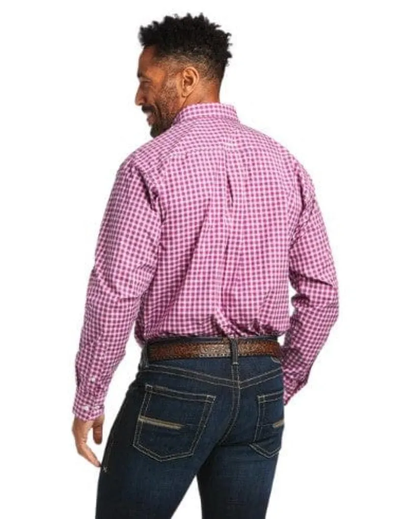 Ariat Shirt Mens Pro Series Alexander Bright Rose