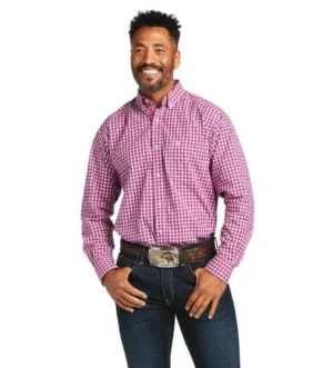 Ariat Shirt Mens Pro Series Alexander Bright Rose