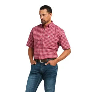 Ariat Shirt Mens Pro Series Jairo Stretch Rose Bud