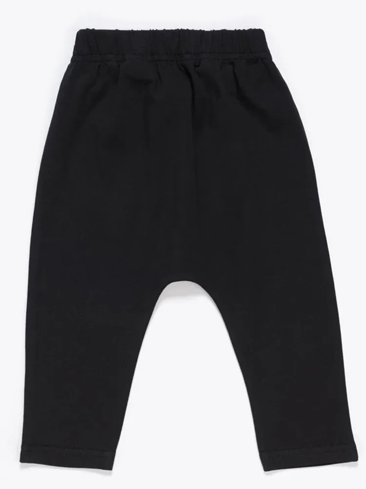 Artie - Big Brave Boy Baby and Boy Black Legging Bottoms