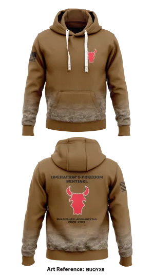 B Btry 1-194 FA Store 1  Core Men's Hooded Performance Sweatshirt - buQyX6