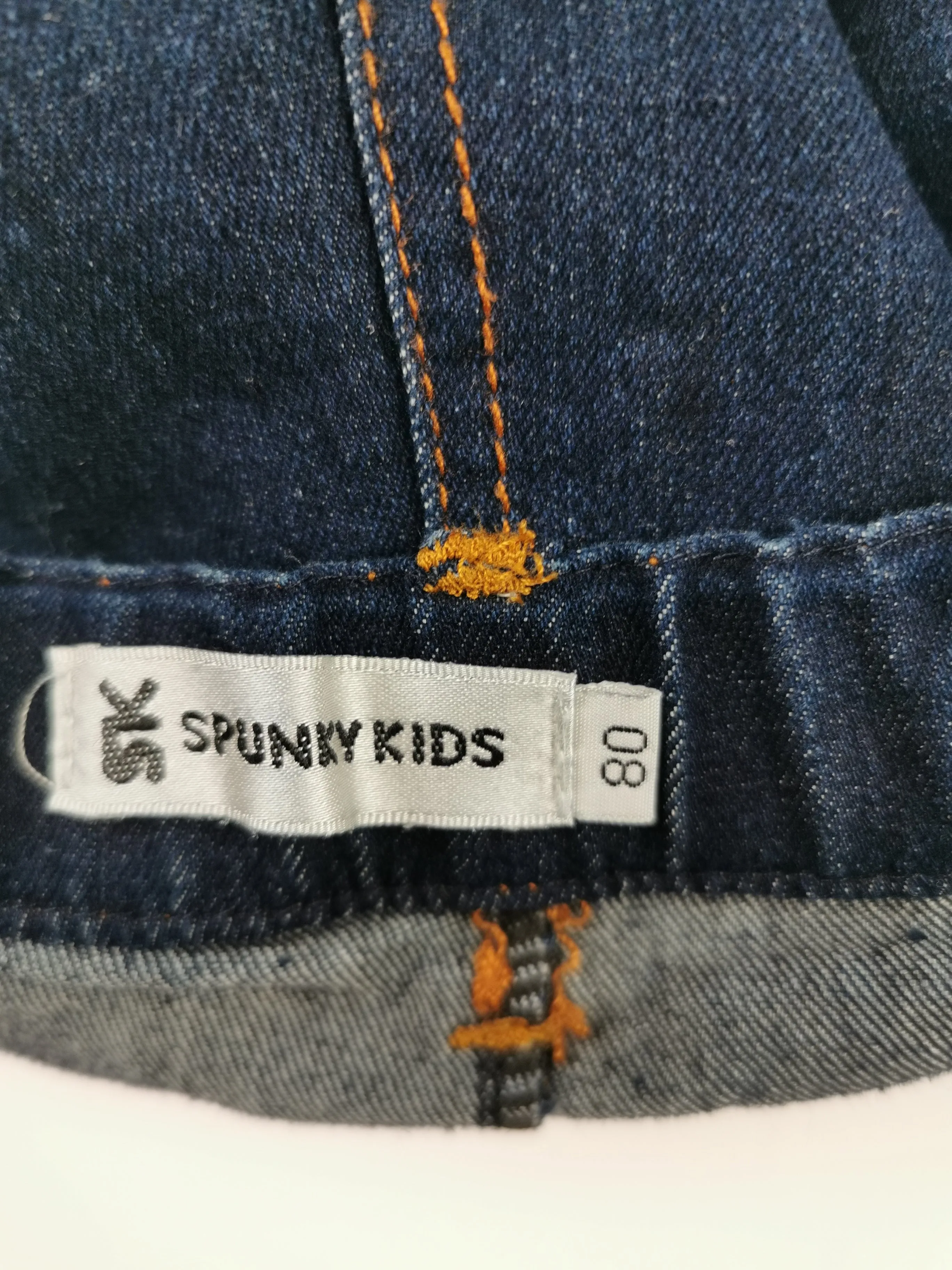 BABY GIRL SIZE 12/24 MONTHS - SPUNKY KIDS, Darkwash Jeans EUC B46