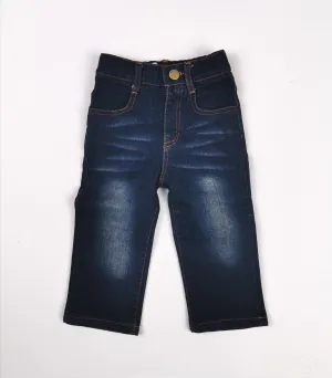 BABY GIRL SIZE 12/24 MONTHS - SPUNKY KIDS, Darkwash Jeans EUC B46