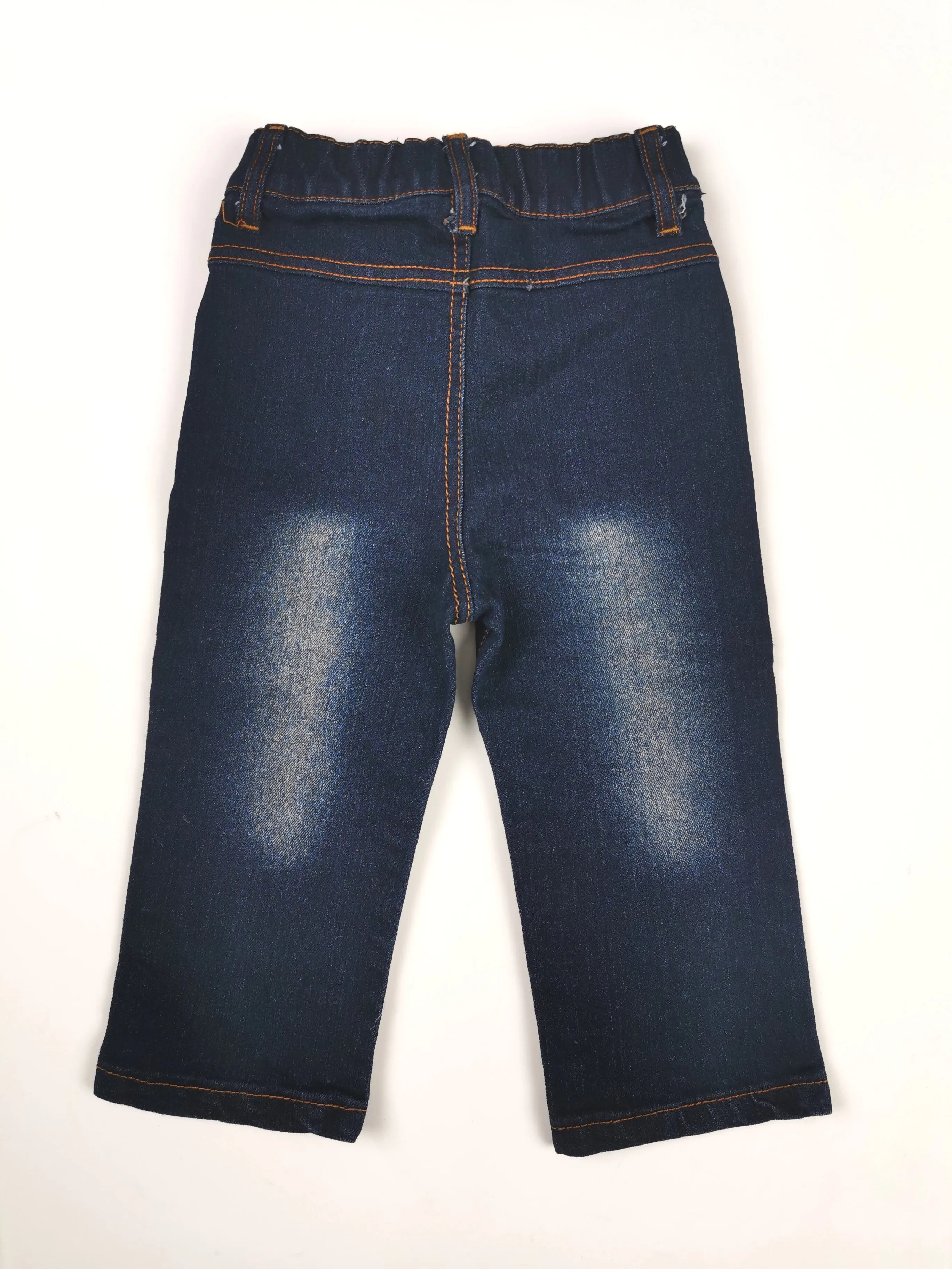 BABY GIRL SIZE 12/24 MONTHS - SPUNKY KIDS, Darkwash Jeans EUC B46