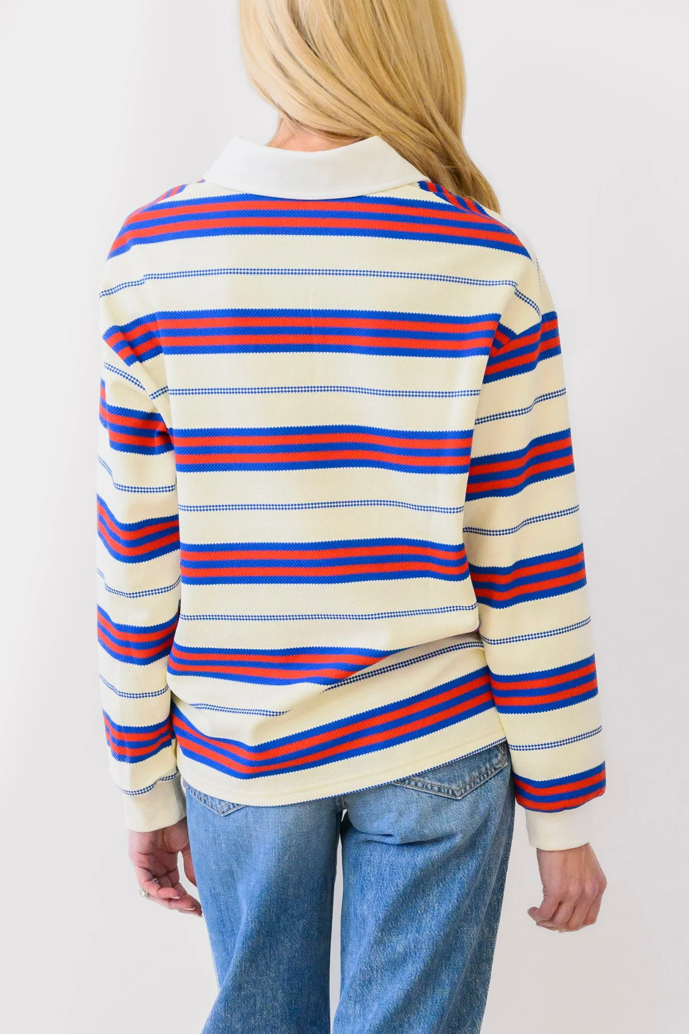 Bailey Rose Striped Rugby Shirt