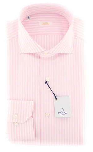 Barba Napoli Pink Shirt - Extra Slim