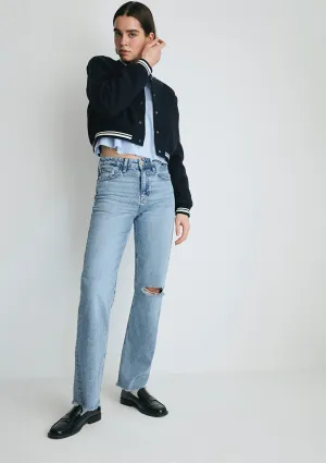 Barcelona Shaded Ripped College Jean Pants