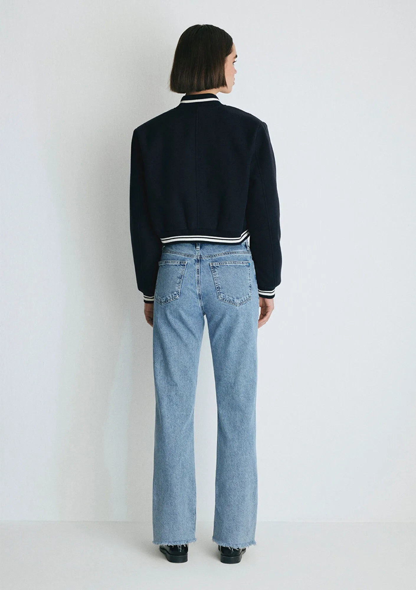 Barcelona Shaded Ripped College Jean Pants