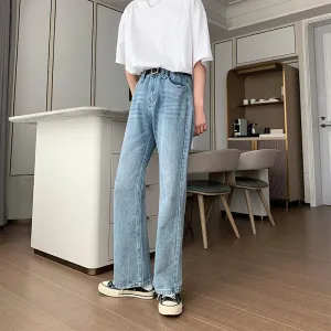 Basic Straight Blue Jeans