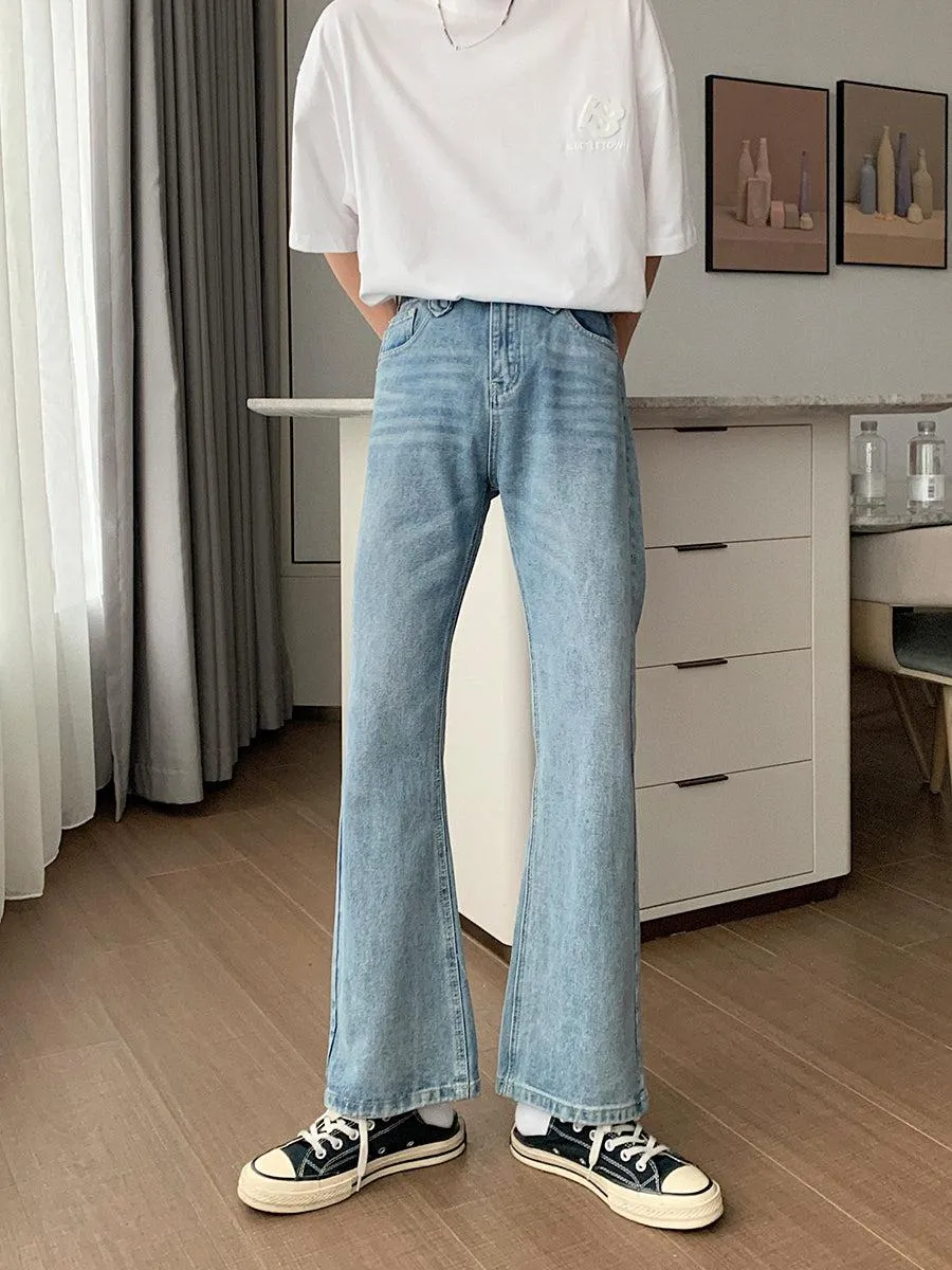 Basic Straight Blue Jeans