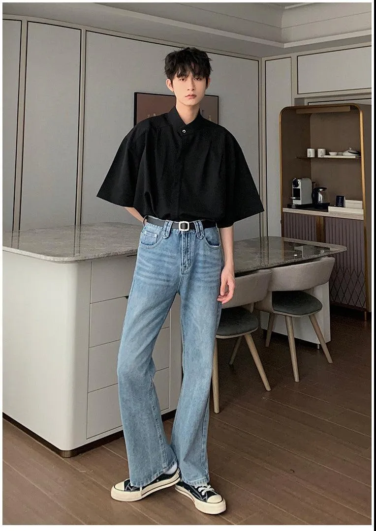 Basic Straight Blue Jeans
